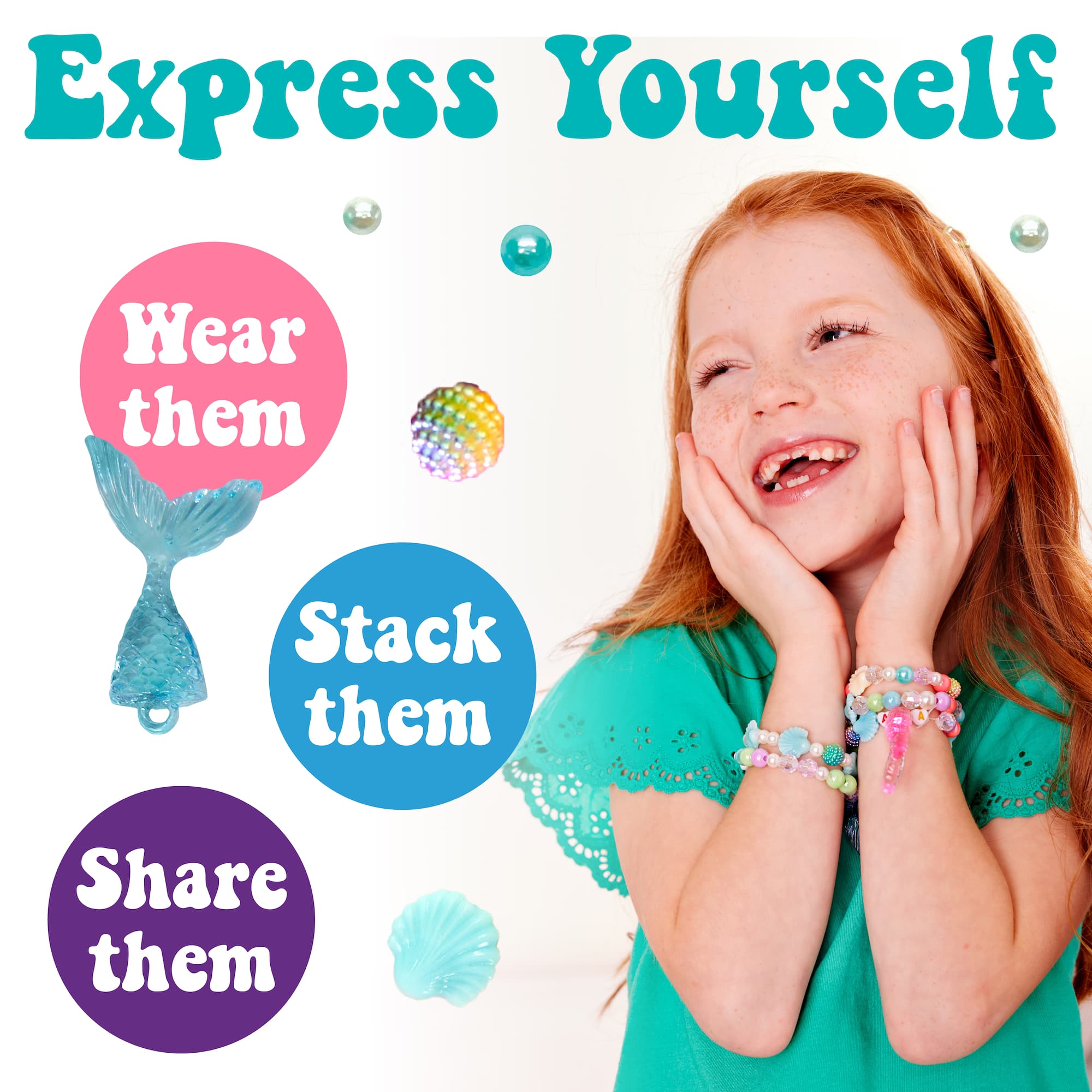 Creativity for Kids® Mermaid Bead Jewelry Jar